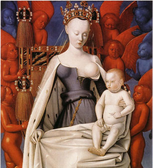 Жан Фуке. Богородица с младенцем